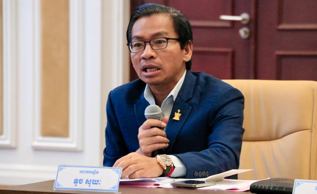 អ្នក​នាំពាក្យ​ក្រសួង​មហាផ្ទៃ លោក ទូច សុខៈ