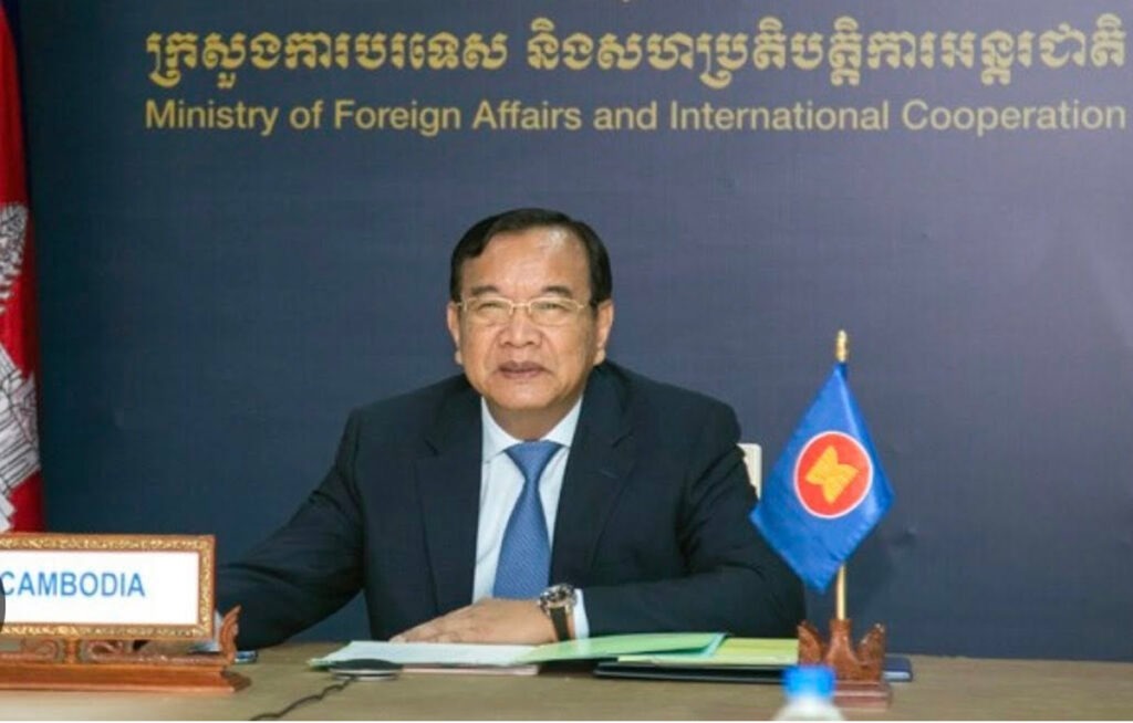 លោក ប្រាក់ សុខុន រដ្ឋមន្ត្រីក្រសួងការបរទេស និងសហប្រតិបត្តិការអន្តរជាតិ