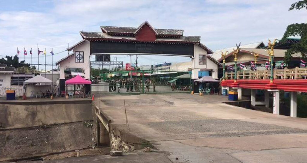 ទិដ្ឋភាព​នៃ​ច្រក​ទ្វារ​ព្រំដែន​អន្តរជាតិ​បានឡែម កាលពី​ថ្ងៃទី​២៤ ខែ​មិថុនា ឆ្នាំ​២០២៥។