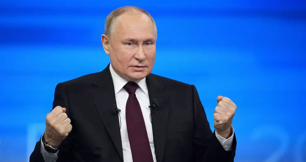 លោក វ៉្លាឌីមៀ ពូទីន (Vladimir Putin) ប្រធានាធិបតី​រុស្ស៊ី