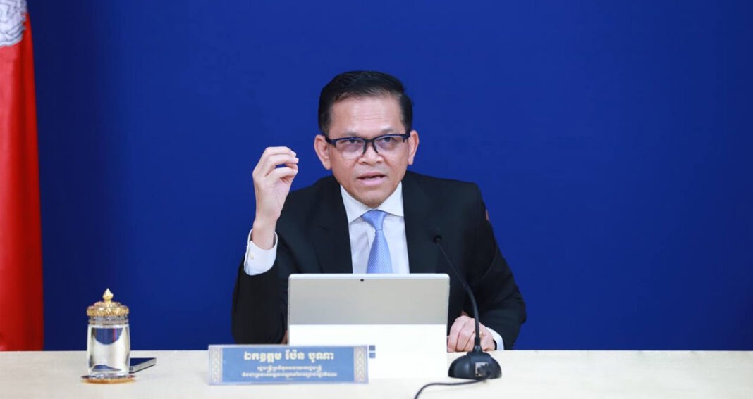 លោក ប៉ែន បូណា អ្នក​នាំពាក្យ​រដ្ឋាភិបាល​កម្ពុជា