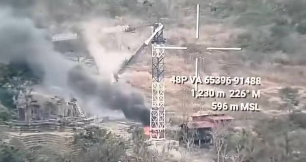 សកម្មភាពនៃការវាយប្រហារដោយយោធាថៃ ទៅតំបន់ជុំវិញ និងទីតាំងផ្ទាល់ប្រាសាទព្រះវិហារ កាលពីថ្ងៃទី៨ ខែធ្នូ ឆ្នាំ២០២៥។