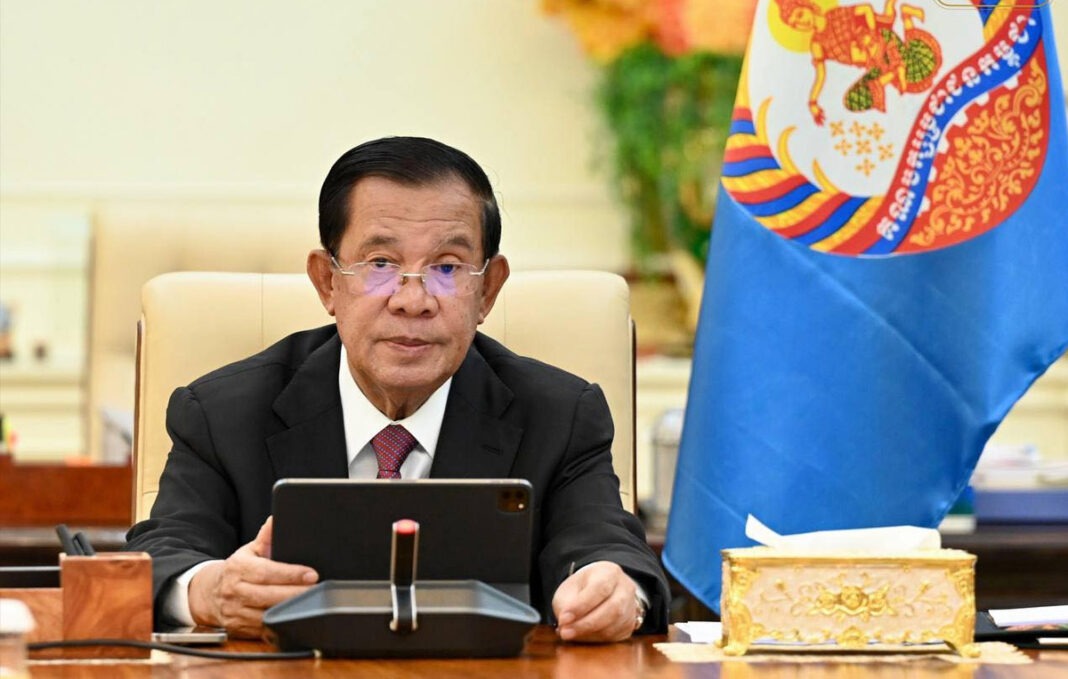 ប្រធាន​គណបក្ស​ប្រជាជន​កម្ពុជា លោក ហ៊ុន សែន និង​ជា​ប្រធាន​ព្រឹទ្ធសភា​កម្ពុជា
