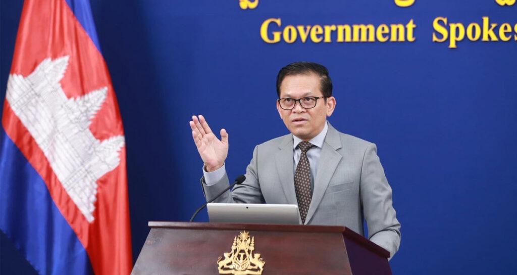 ប្រធានអង្គភាពអ្នកនាំពាក្យរាជរដ្ឋាភិបាល លោក ប៉ែន បូណា